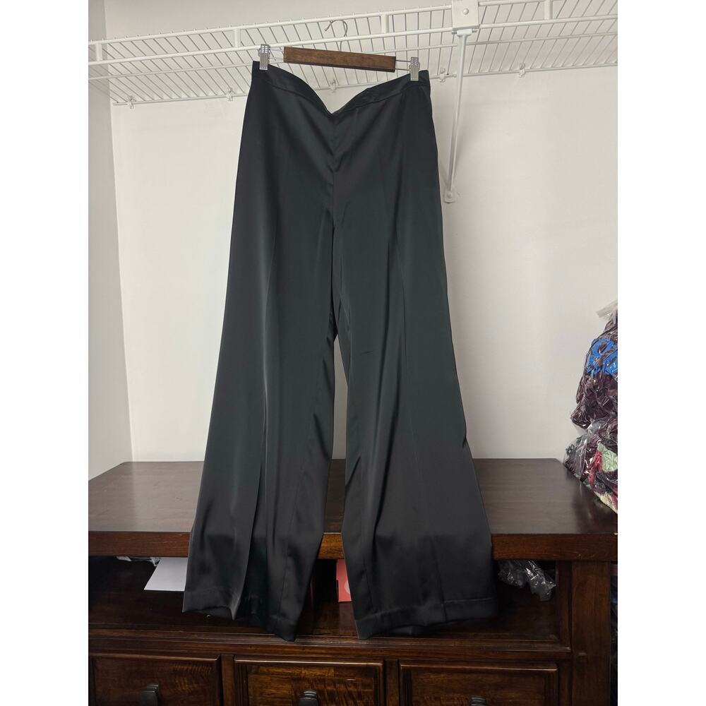 Anne Klein Mid-Rise Pull-On Wide-Leg Pants 2XL